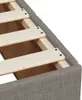 Schlichtes Boxspringbett mit Matratze - Taupe 90x200 cm Produktbild-Vorschau 3