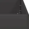 vidaXL Kvetináč čierny 120x40x80 cm Oceľ valcovaná za Náhľad obrázku produktu 6