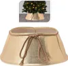 H&S Decoration Copertura per albero di Natale oro Anteprima dell’immagine prodotto 3