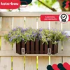 KOTARBAU® Lot de 4 Jardinières Extérieure Plastique Voir les images du produit 2