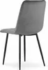 Sada stolu NP 120x80cm Craft Black + 4 židle LAVA šedé Náhled obrázku produktu 7
