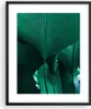 Gerahmtes Poster - Schwarzer Rahmen - Blätter Palmen Banane Produktbild-Vorschau 1