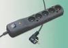 Lestar Surge Protector LF-530WA, 3L EMI/RFI, 5.0m, black Voir les images du produit 4