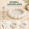 Kinder Planschbecken aufblasbar 90 cm, PVC robust Baby Pool Produktbild-Vorschau 5