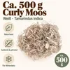 Großer Beutel mit ca. 500 g weißem Curly Moos, lose gefüllt Produktbild-Vorschau
