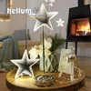 LED Stern Infinity Spiegel 45 cm Standfuß Deko Indoor Produktbild-Vorschau 6