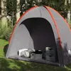 vidaXL Tenda laterale grigio e arancione impermeabile Anteprima dell’immagine prodotto 2