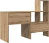 vidaXL Bureau Artisan-Chêne 131,5 x 50 x 106,5 cm Bois Voir les images du produit 7