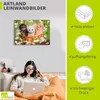 ARTland Leinwandbild Katzen sitzen in einem Korb Größe: Produktbild-Vorschau 3