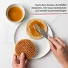 Cloer 1641S, 1 wafle/waflí, Kruh, Čierna, Biela, Kov, Náhľad obrázku produktu 8