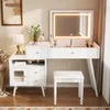 Table de maquillage pliante, table de maquillage en Voir les images du produit 2