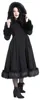 Hell Bunny Mantel Damen Elvira Cappotto schwarz M Anteprima dell’immagine prodotto 7