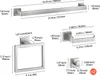 VEVOR Badezimmer Hardware Zubehör Set aus Edelstahl 304  Produktbild-Vorschau 8