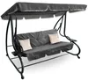 Aga Altalena da giardino 2 in 1 GRANDLUX XXL Grigio scuro Anteprima dell’immagine prodotto 1
