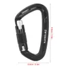 25KN bezpečnostný zámok D-Buckle Outdoor Climbing Rescue Náhľad obrázku produktu 6