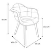 Lot de 2 Fauteuils - HOME DECO FACTORY - Patchwork - Voir les images du produit 11