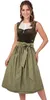 Dirndl Ansfelden 70cm Länge tanne 38 Produktbild-Vorschau 4