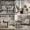 ML-Design Esszimmerstühle 6er Set Beige, Sitzfläche aus Produktbild-Vorschau 6