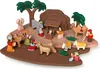Culla in legno per bambini con figure Anteprima dell’immagine prodotto 1