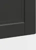 vidaXL Geschirrspülerblende Porto Schwarz 60x1,5x57 cm Produktbild-Vorschau 7