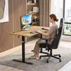 di volio elektrický písací stôl 120 x 60 cm Lerici - hnedý Náhľad obrázku produktu 4