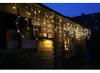 FHS LED-Eisregen-Lichterkette Lichervorhang 12 m 480 LED Produktbild-Vorschau 11