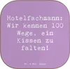Mr. & Mrs. Panda unterleger Spruch Hotelfachmann Kissen - Produktbild-Vorschau 1