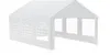 A white party tent with arched windows is shown from a diagonal angle against a white background. Náhľad obrázku produktu