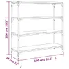 vidaXL Bibliothèque Chêne Sonoma 100x33x100 cm Bois Voir les images du produit 8