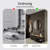 Planetmöbel Schuhschrank schmal 2 x 1 Klappe Schuhregal mit Produktbild-Vorschau 4