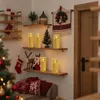 UISEBRT LED-Kerzen 5er Set mit Lichterkette, flammenlos, Produktbild-Vorschau 8