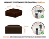 Pfostenkappe 8x8 cm Braun 5 Stück vierkant 80x80 mm Produktbild-Vorschau 2