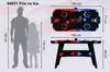 Carromco Airhockey Tisch Fire vs. Ice Hockey Spieltisch LED Produktbild-Vorschau 2