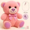 Bambly, Knuffelbeer, Pluche Knuffel, Roze, 15 cm Productafbeelding-voorbeeld 2