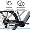 Zündapp Z810 E Bike Trekkingrad 28 Zoll 550 Wh grau Produktbild-Vorschau 7