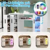 TWSOUL Arbeitstisch Nageltisch mit LED-Beleuchtung – Produktbild-Vorschau 4