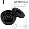 Thermobecher Edelstahl 350ml Deckel Kaffee Becher isoliert Produktbild-Vorschau 5