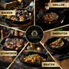 KAISERTAL® Grillpfanne - 26cm Premium Grillpfanne Gusseisen Produktbild-Vorschau 2