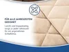 Wellsoft Bettdecke Beige 155x220 cm – Wendbare Produktbild-Vorschau 4
