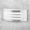 Grafner Edelstahl Wandleuchte | halbrund | für innen und Produktbild-Vorschau 7