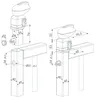 Serrure de piscine TWIST 40mm blanche - LOCINOX - Voir les images du produit 2