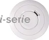 A white smoke detector with the text 'i-serie' overlaid on it. Produktbild-Vorschau