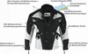 Motorradjacke Textilien Schwarz/Hellgrau, Größe:50/M Produktbild-Vorschau 5