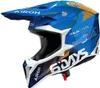 Airoh Wraaap Six Days Italië 2025, offroad helm, blauw, Productafbeelding-voorbeeld 4