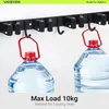 WISYOK Besenhalterung Wand 1pcs, 5 Halter 4 Haken Produktbild-Vorschau 5