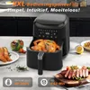 Heteluchtfriteuse 6L, intuïtief touchdisplay met 9 Productafbeelding-voorbeeld 3
