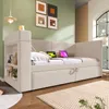 A modern bedroom or living room setting with a daybed as the focal point. Podgląd zdjęcia produktu