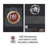 Autocollant Fiat 3D Logo officiel rouge vintage, 48 mm Voir les images du produit 5
