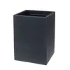 A dark grey, rectangular planter with a textured surface, shown against a white background. Produktbild-Vorschau