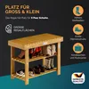 CASARIA® Scarpiera con Seduta in Legno Capacità 160 kg Anteprima dell’immagine prodotto 7